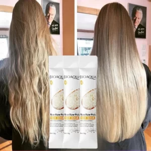 Máscara mágica de queratina para cabelo, 5 segundos, reparação de cabelos danificados e crespos, macio, brilhante, nutrição de arroz, hidratação, cuidados com os cabelos