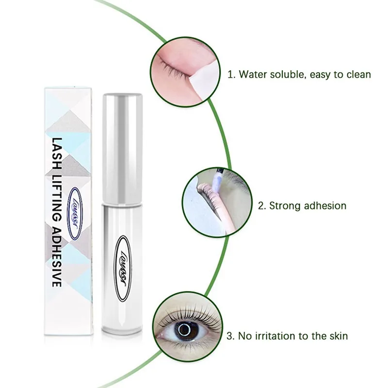 1pc coreano curling cílios cola especial cílios grossos líquido transparente cola fixa perm praestanas adesivo lomansa liflash - Imagem 2