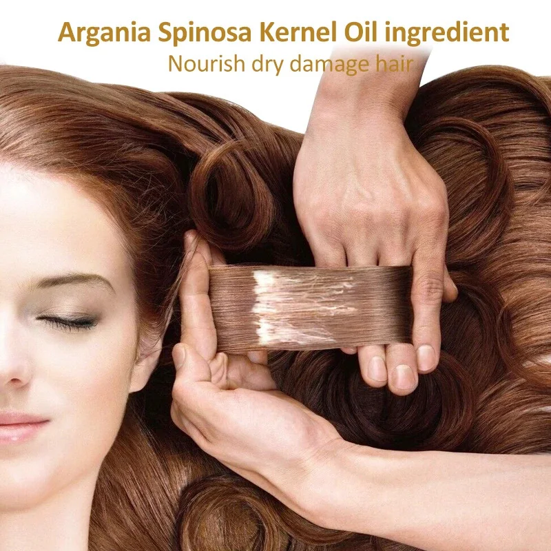 Máscara de cabelo mágica 60ml, 5 segundos, reparação de danos, cabelos crespos, macios, brilhantes, tratamento de hidratação profunda, raiz do cabelo, cuidados com o couro cabeludo - Imagem 4